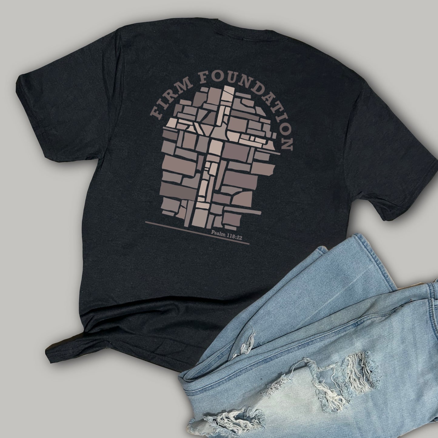 Firm Foundation - Softstyle Triblend T-Shirt
