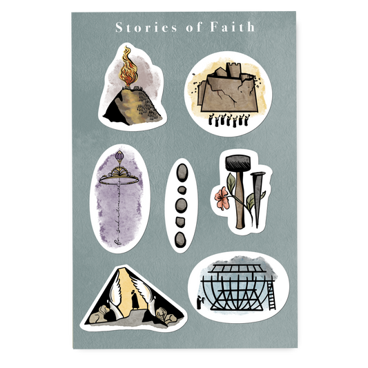 Bible Stories of Faith Sticker Sheet