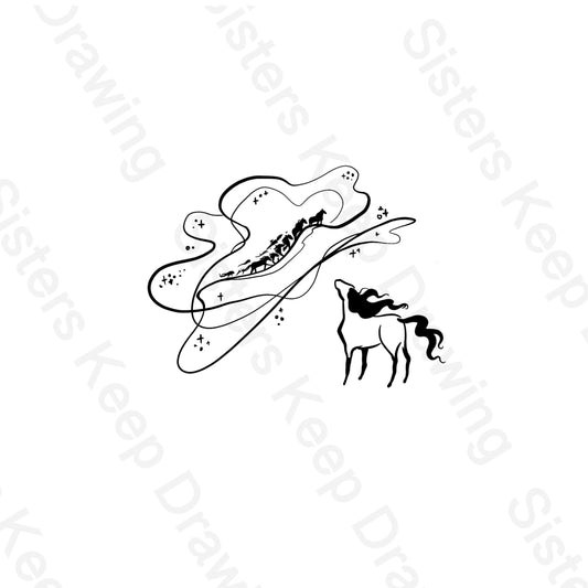 Spirit Remembers his Herd- Spirit Inspired Tattoo Transparent PNG