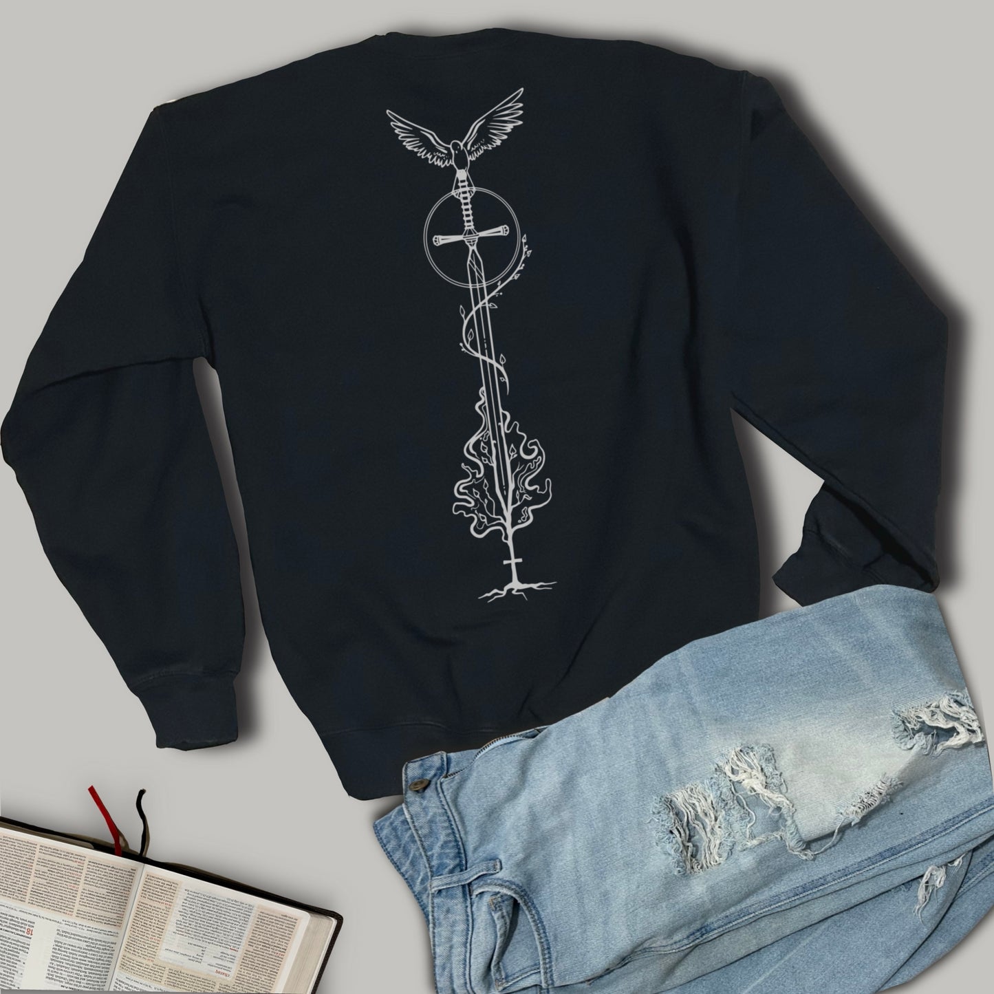 Sword lf the Spirit- Softstyle Crewneck