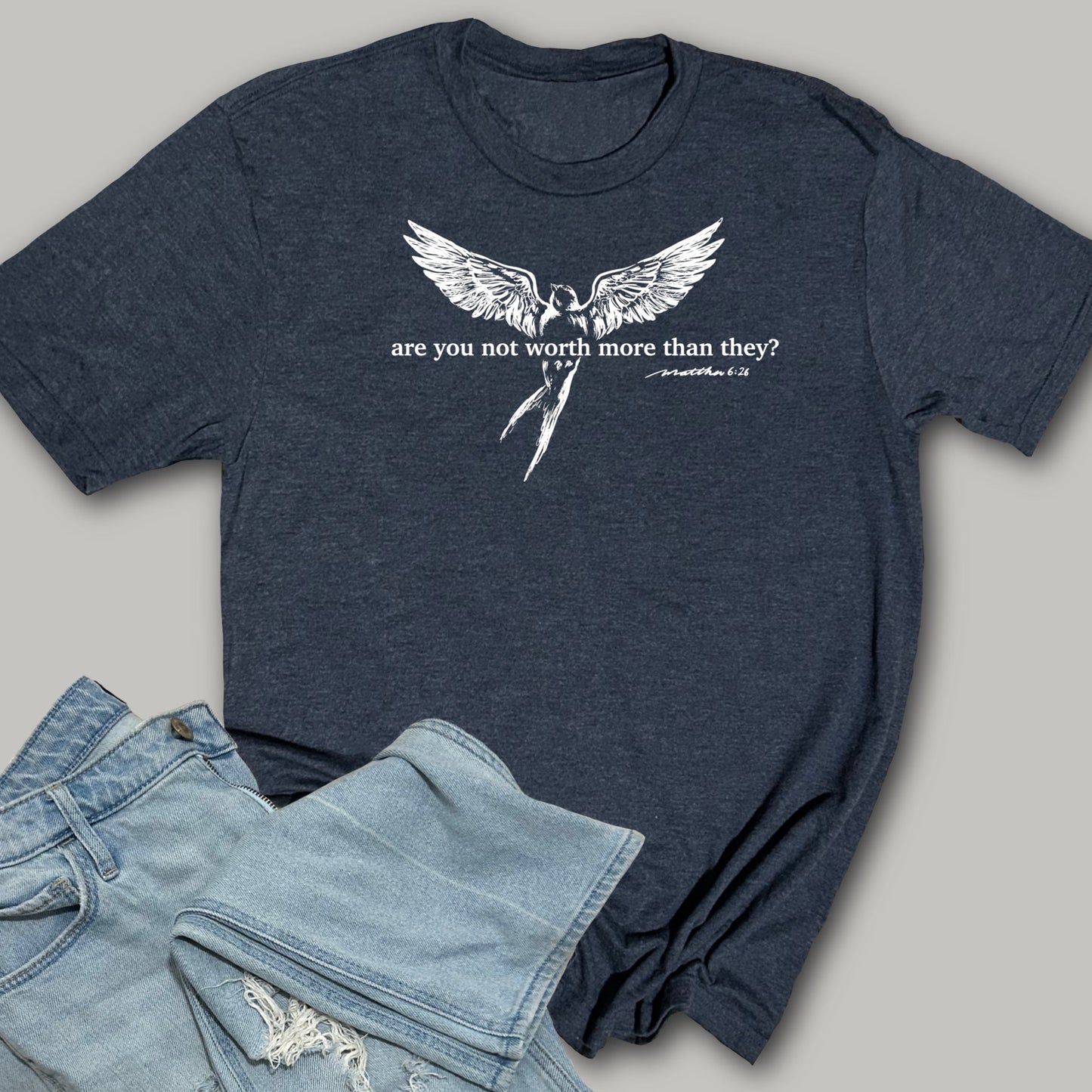 Are you not worth more than they - Softstyle Triblend T-Shirt