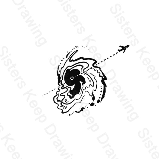 F.L.O.R.I.D.A hurricane Taylor Swift Inspired tattoo - Tattoo Transparent Permission PNG