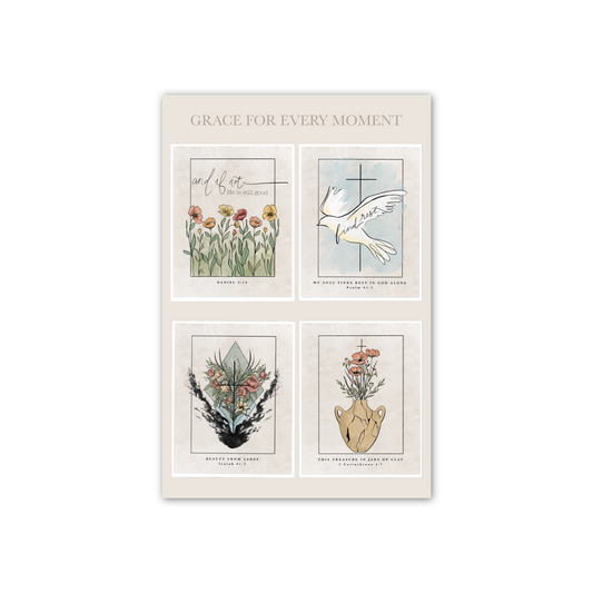 Grace in Every Moment-  Sticker Sheet
