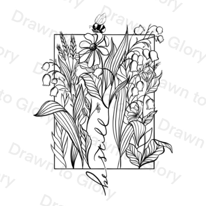 Be Still - Psalm 46- Bible Inspired - Tattoo Transparent PNG