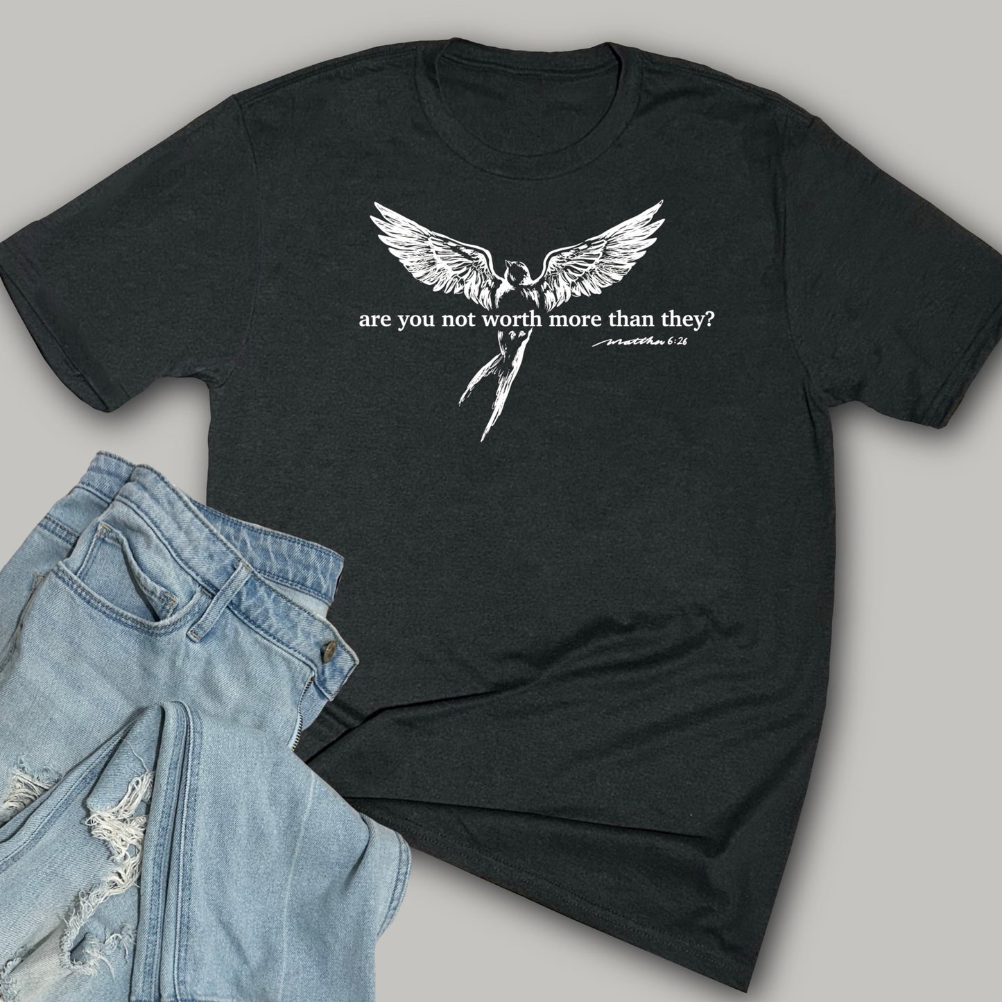 Are you not worth more than they - Softstyle Triblend T-Shirt