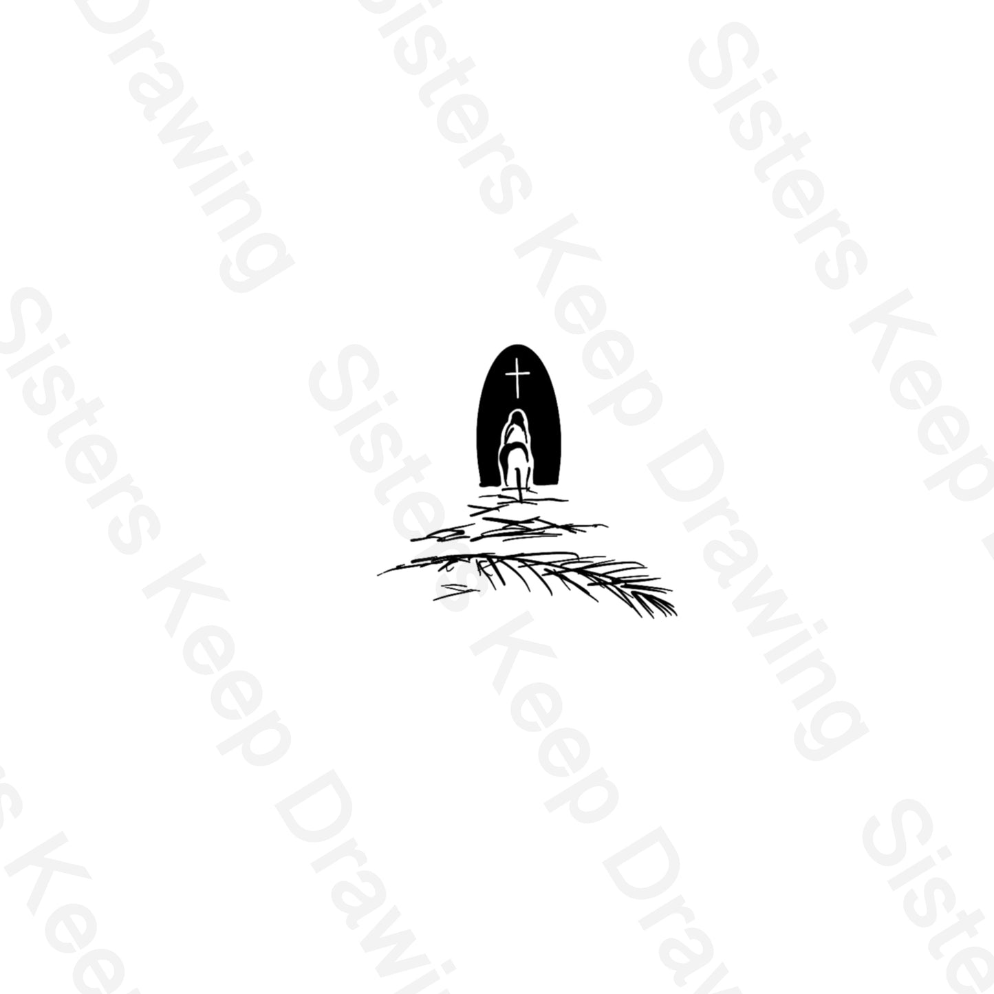 Jesus Enters Jerusalem-Easter-Tattoo Transparent PNG