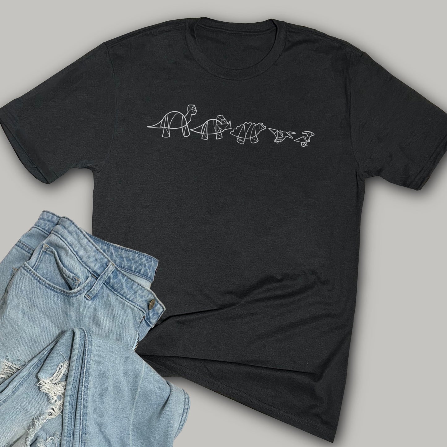 Dinosaur Friends - Softstyle Triblend T-Shirt