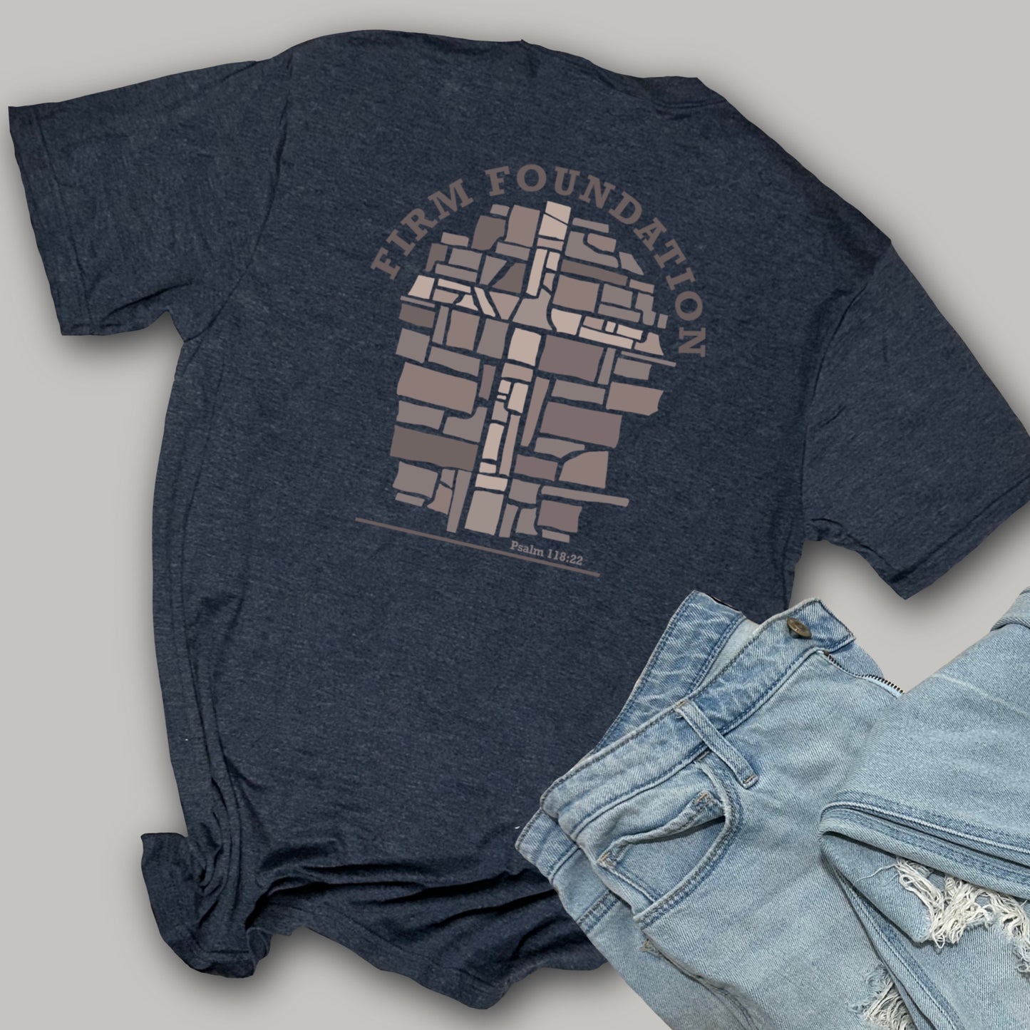 Firm Foundation - Softstyle Triblend T-Shirt