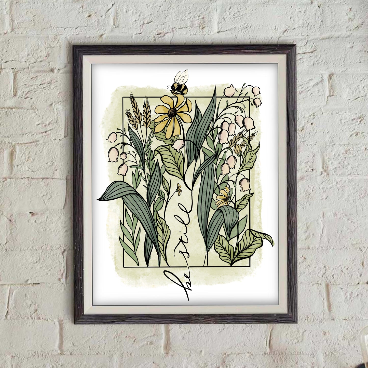 Be Still -Psalm 46 - Bible Print- Colored