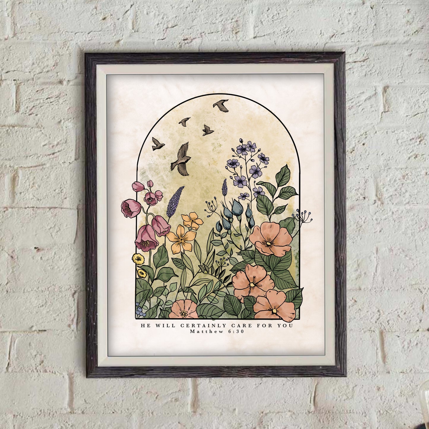 He Will Certainly Care for You - Matthew 6:30 - Print