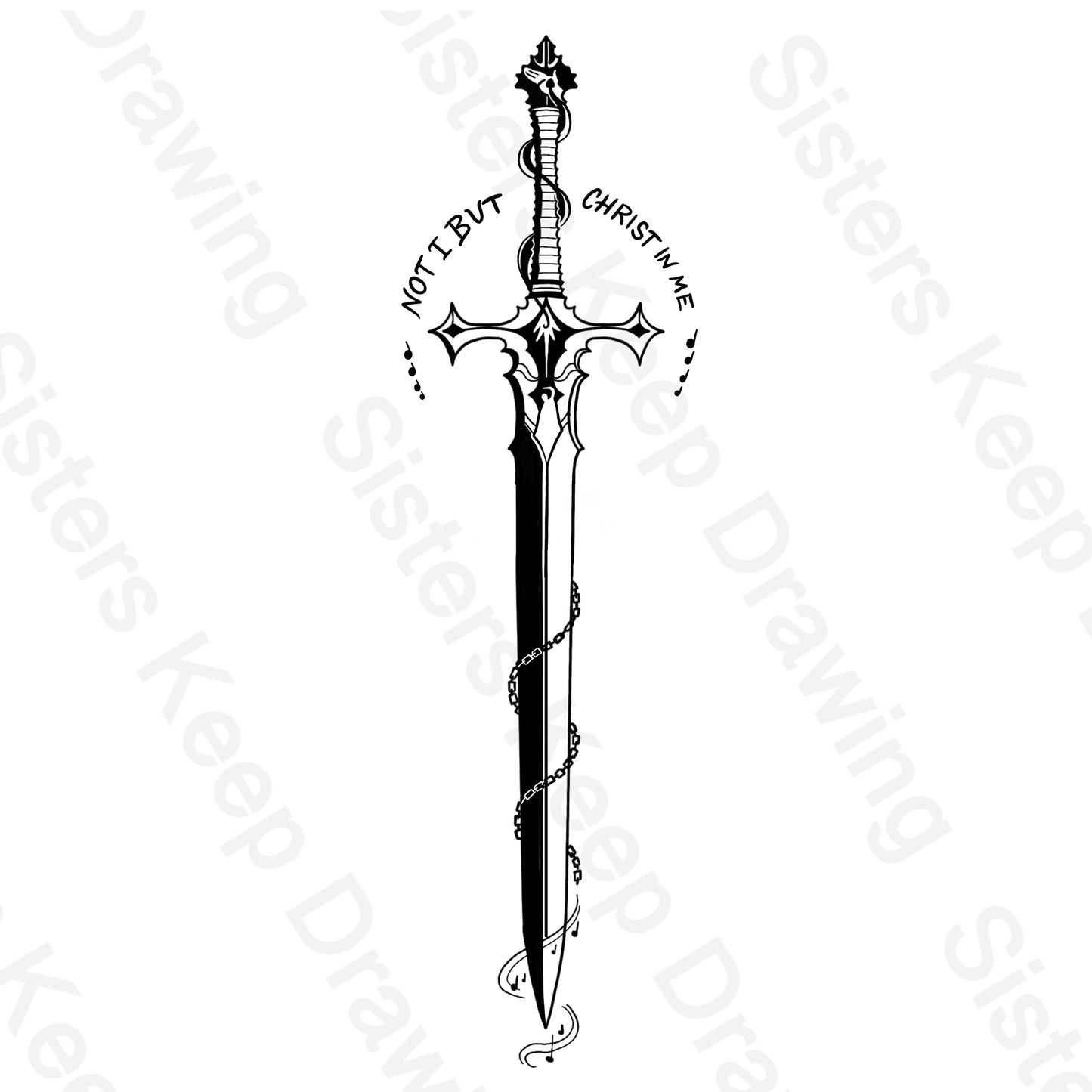 Sword of Paul Tattoo Transparent PNG