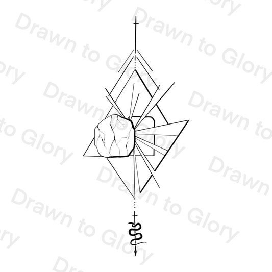 Empty Tomb - Death is Crushed- Bible Inspired - Tattoo Transparent PNG