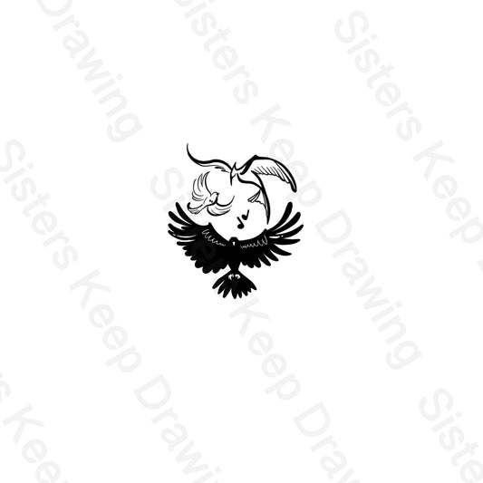 Songbird, Mockingjay, Raven -Hunger Games- Tattoo Transparent Png