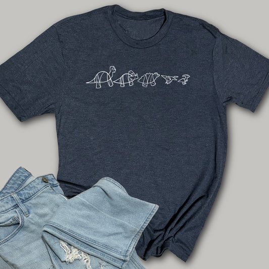 Dinosaur Friends - Softstyle Triblend T-Shirt