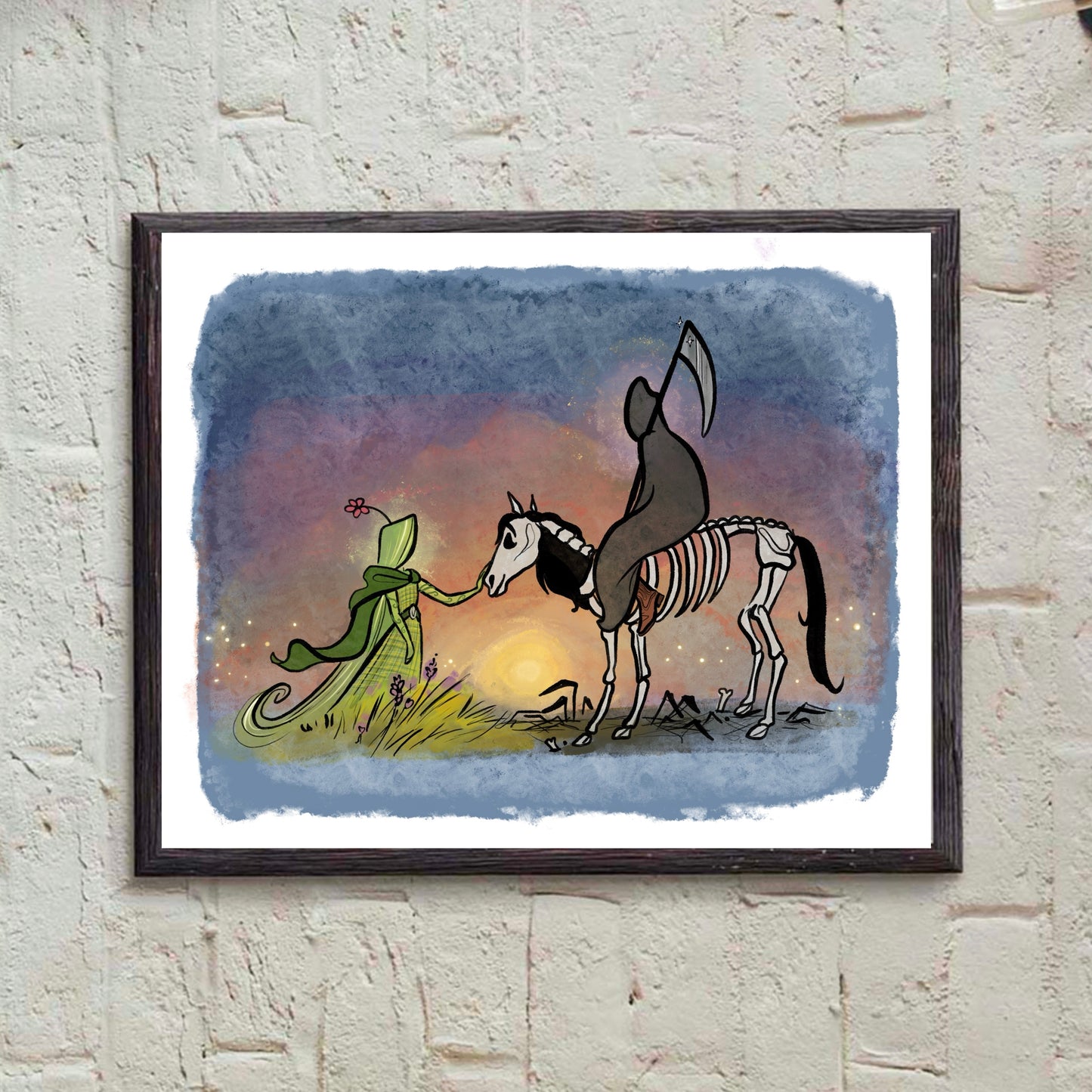 Grim Reaper Goes West-Print