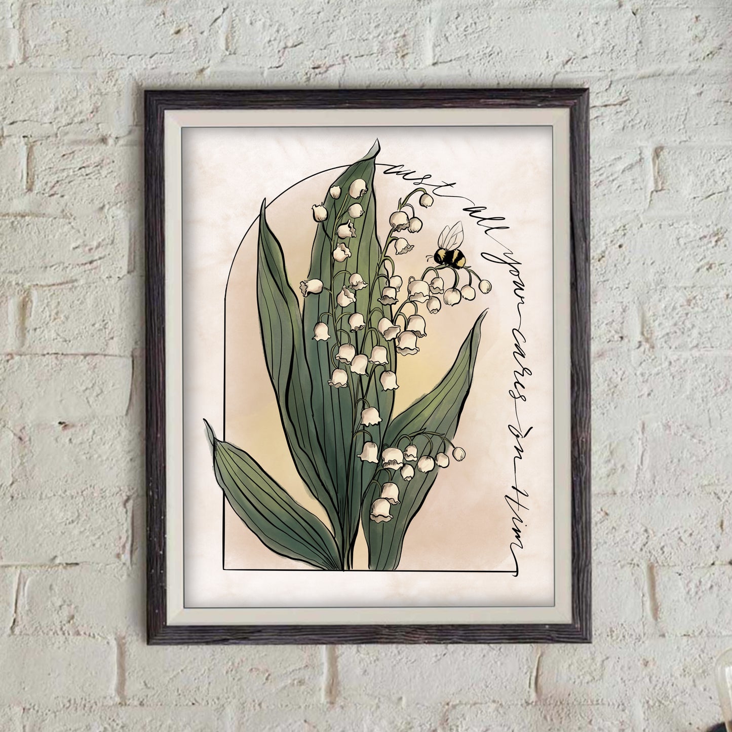 Cast All Your Cares on Him Print