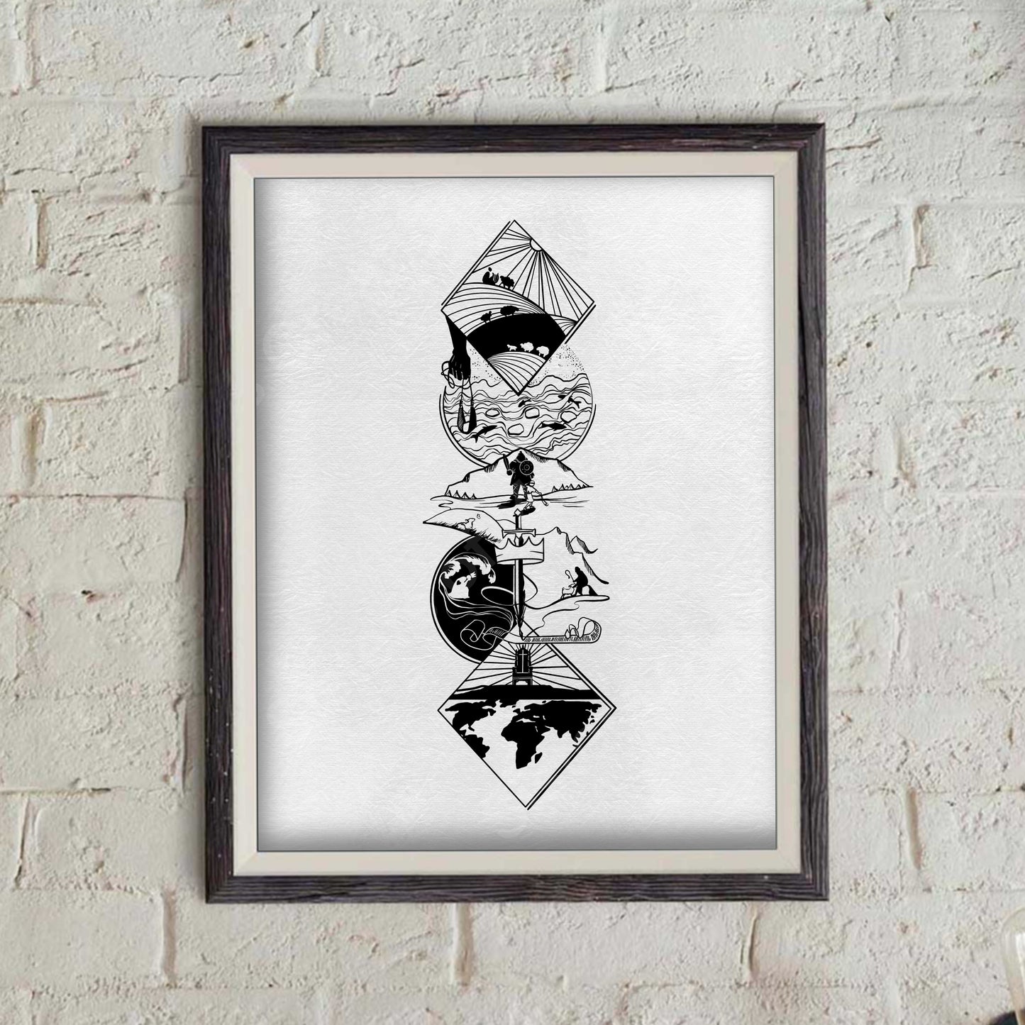 Life of King David - Black and White