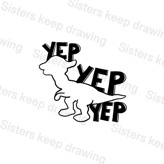 Ducky Yep Yep Yep - Land Before Time Tattoo Transparent Permission PNG