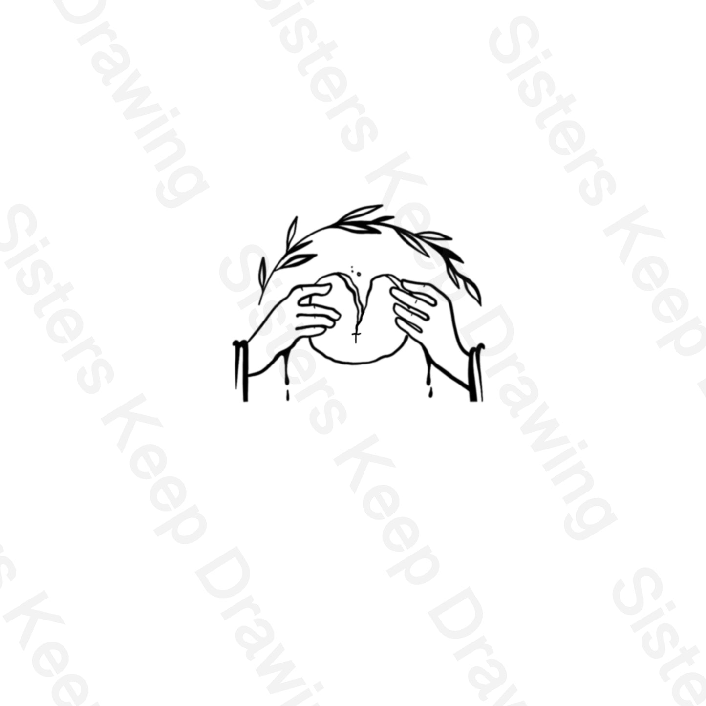 Jesus Breaks Bread-Easter-Tattoo Transparent PNG
