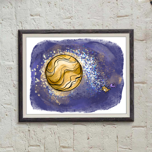 Sleepytime - Blue Inspired - print