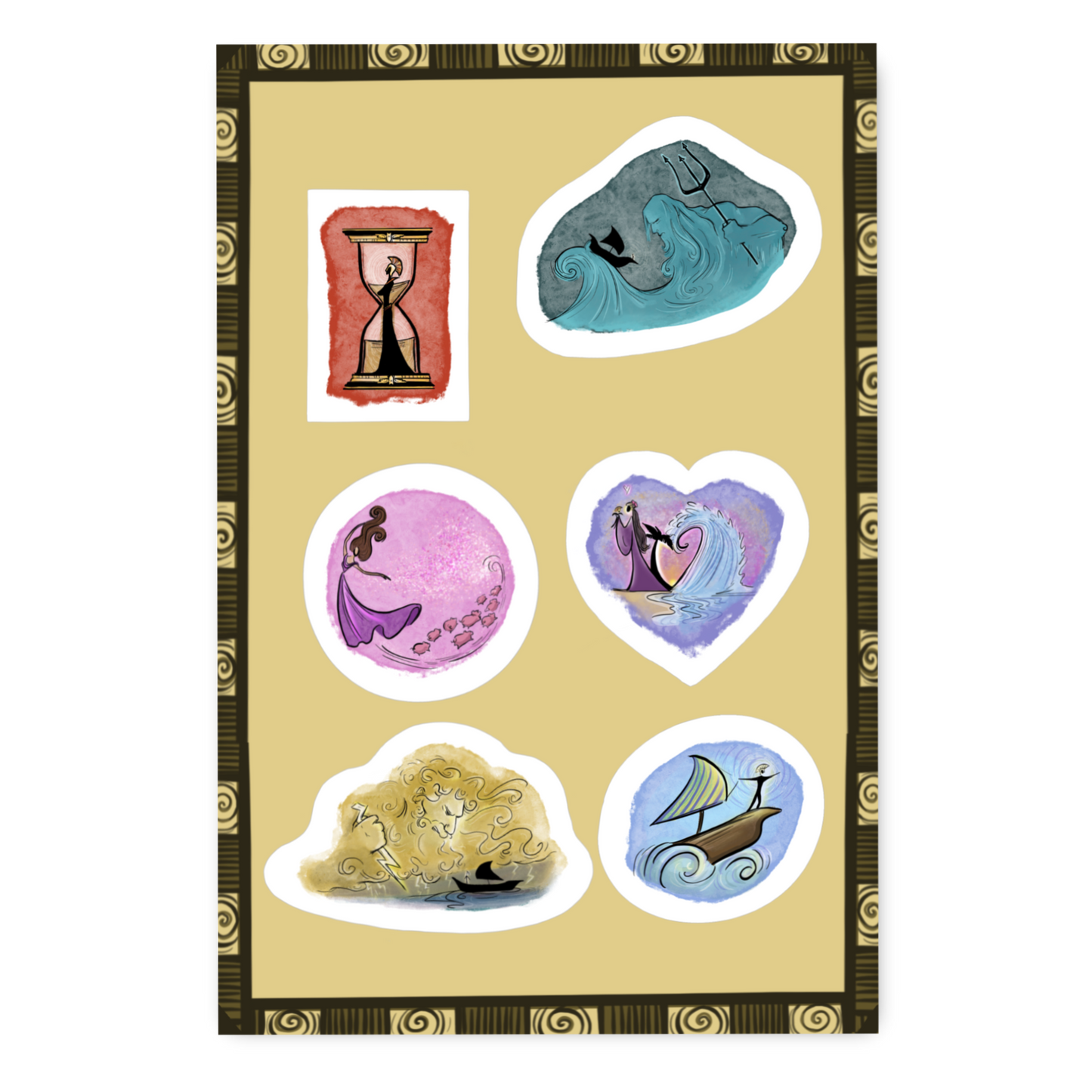 Epic Part 3 - The Odyssey  Inspired - Sticker Sheet