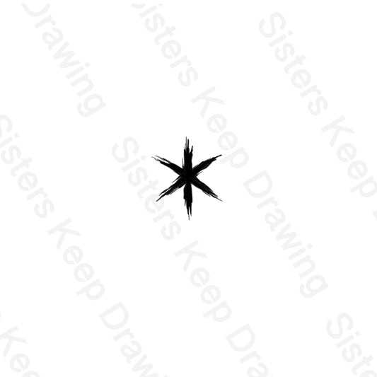 Asterisk Void -Marvel-Tattoo Transparent Permission PNG- instant download digital printable artwork