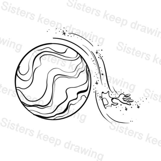 Sleepytime- Blue Inspired - Tattoo Transparent Permission PNG-