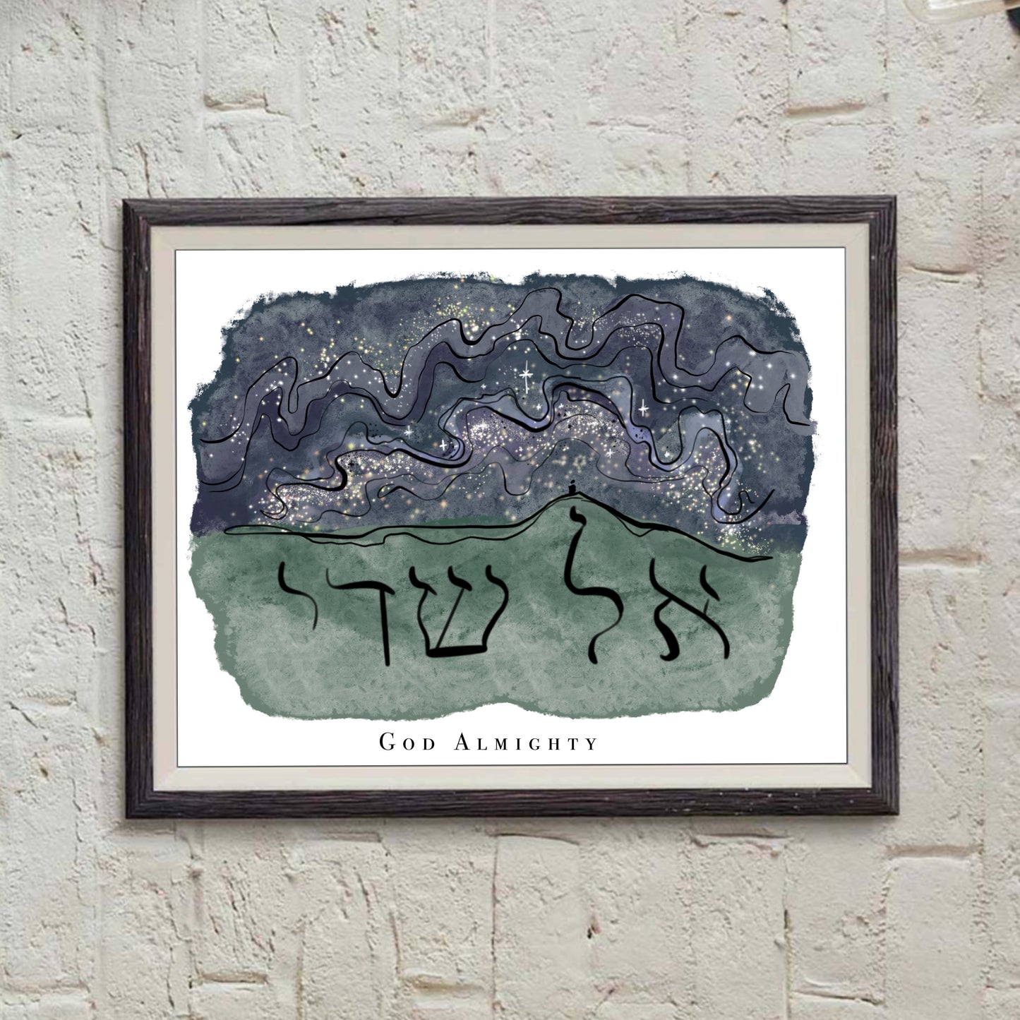 El Shaddai - God Almighty Print