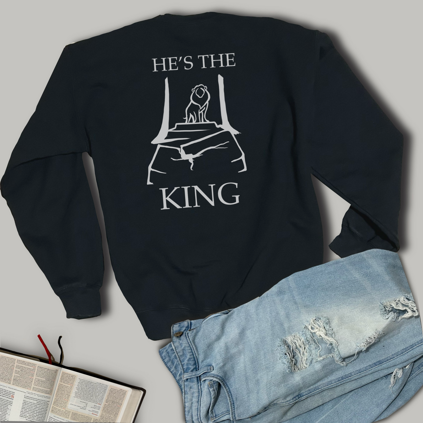He's The King - Softstyle Crewneck