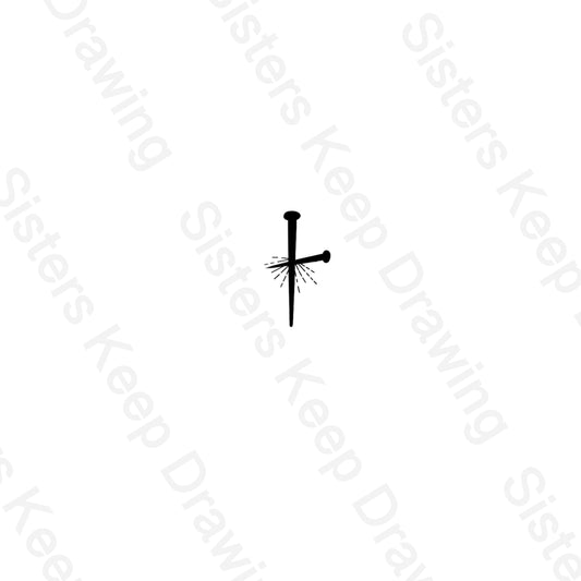 Iron sharpens Iron -Cross- Tattoo Transparent PNG