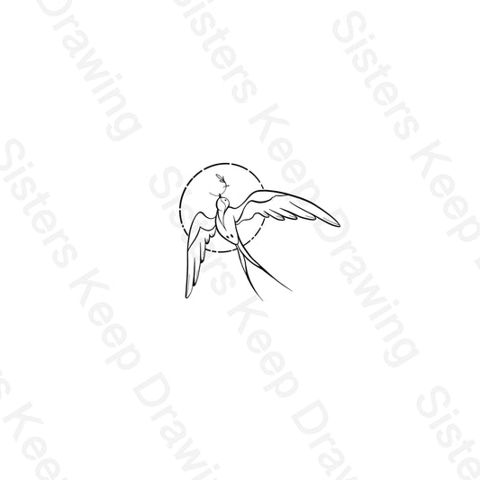 God takes care of the birds -Tattoo Transparent PNG
