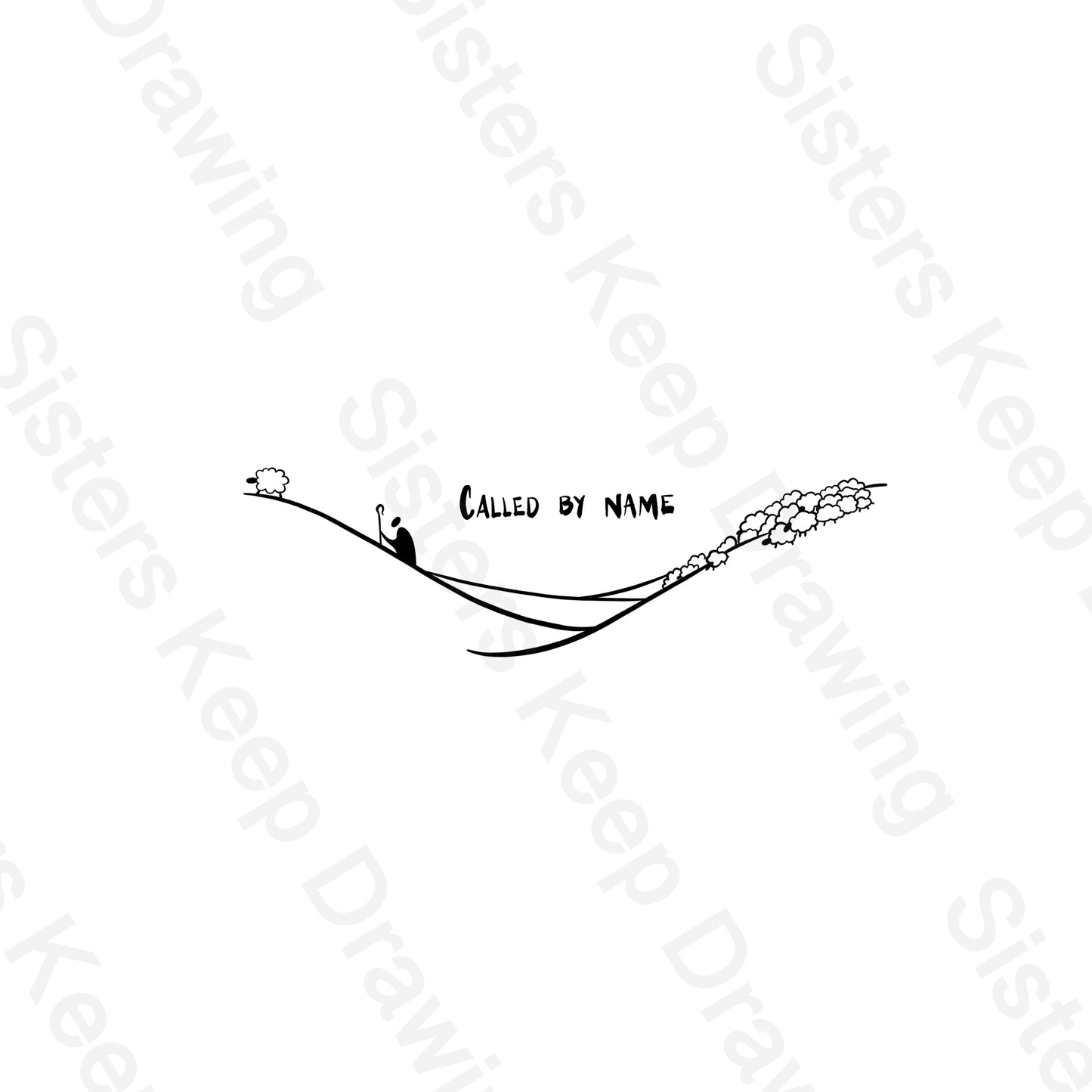 CUSTOM One Lost Sheep- called by name-Jesus leaves the 99 Tattoo Transparent PNG