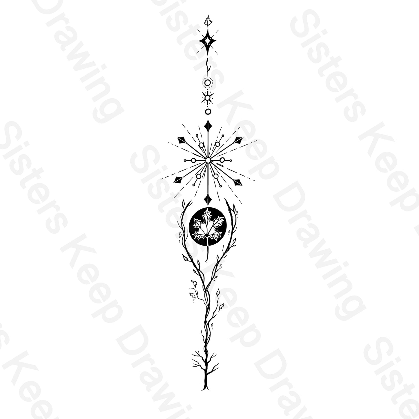 Northern Attitude -Noah Kahan Inspired tattoo - Tattoo Transparent Permission PNG