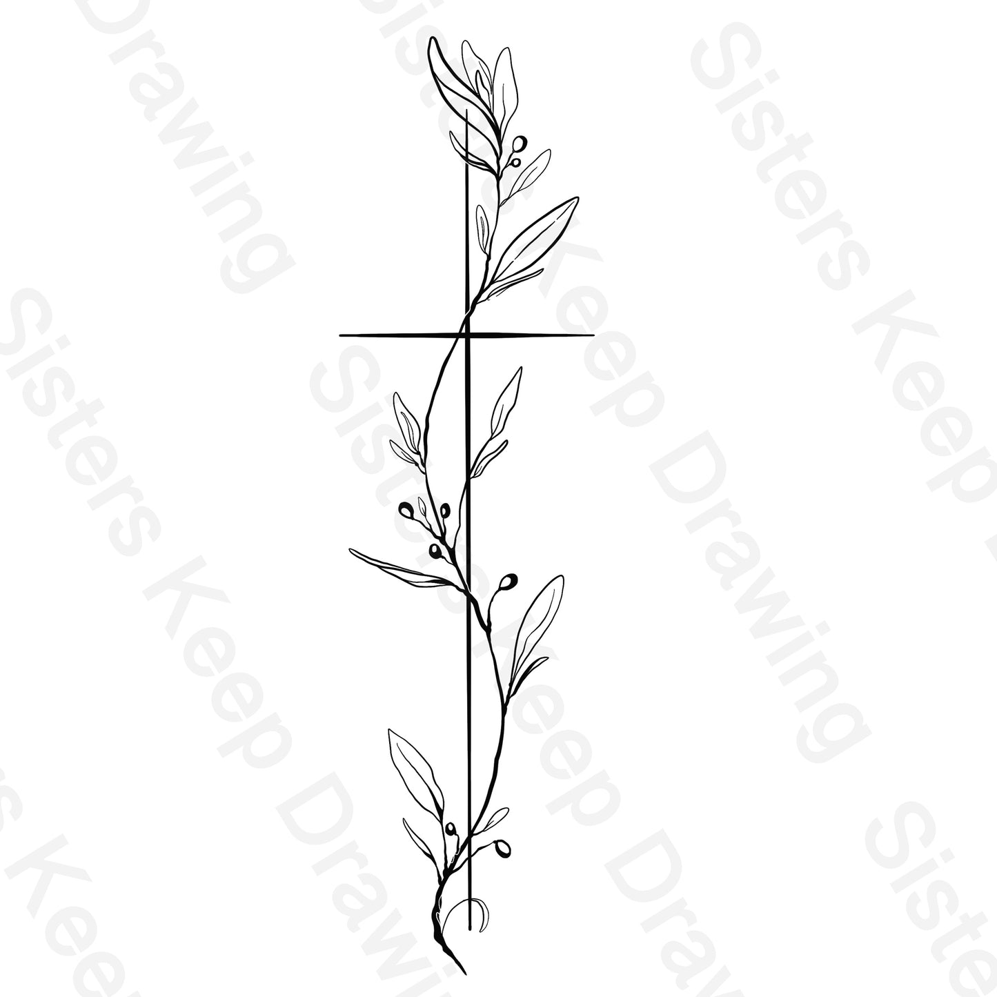Olive Branch-Spine Tattoo-Tattoo Transparent PNG