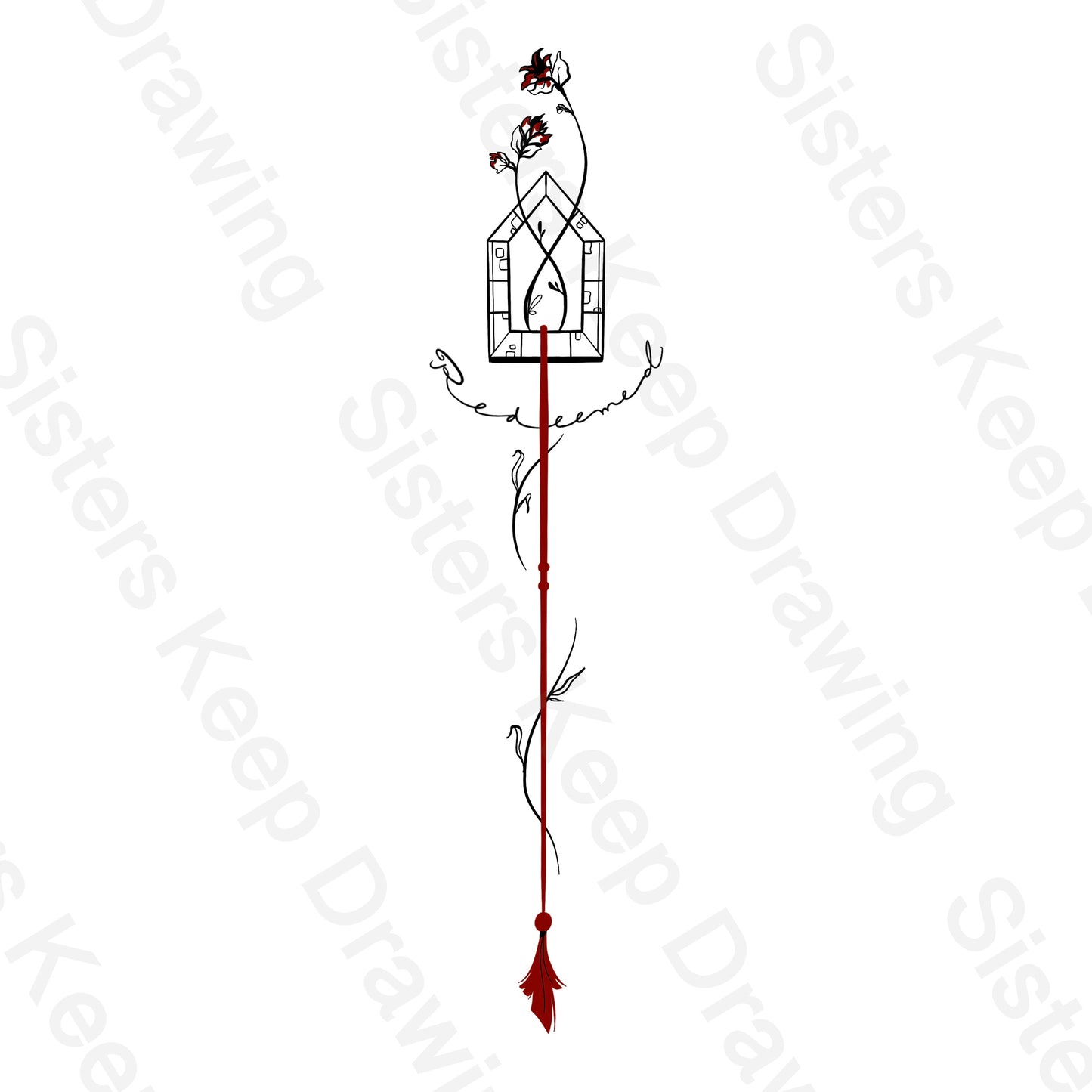 Rahabs Red Rope/Redeemed-Spine Tattoo Transparent PNG