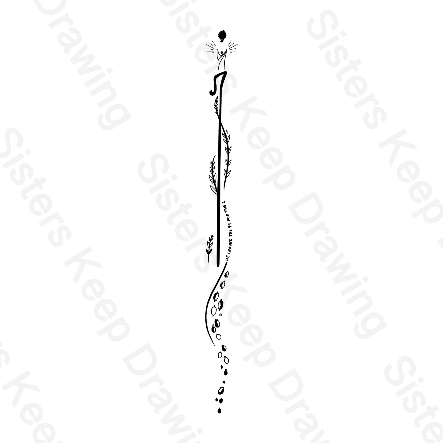 He leaves the 99 for the 1-Spine Tattoo Transparent PNG