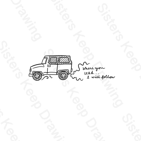 Jeep -Gilmore Girls Tattoo Transparent PNG