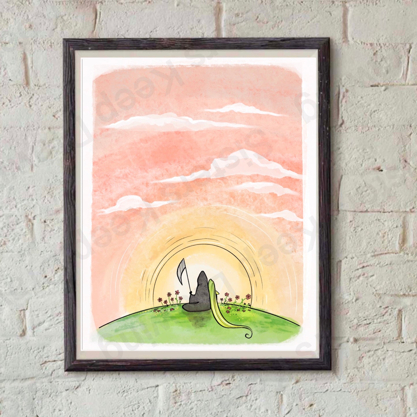 Grim Reaper makes promises Bundle - Print
