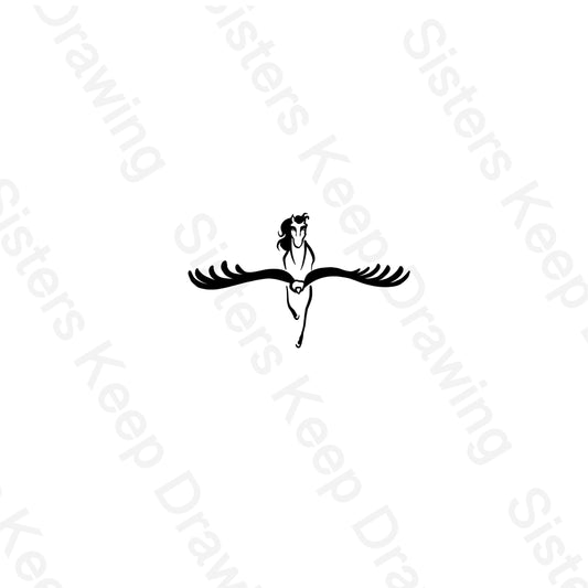 Spirit and Eagle - Spirit Inspired Tattoo Transparent PNG