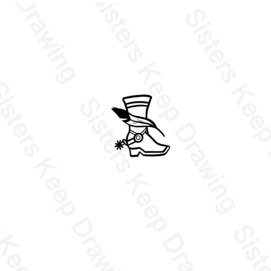 Rains Feather Boot and Spur- Spirit Inspired Tattoo Transparent PNG