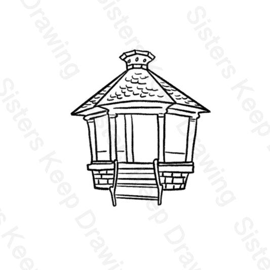 Gazebo -Gilmore Girls Tattoo Transparent PNG