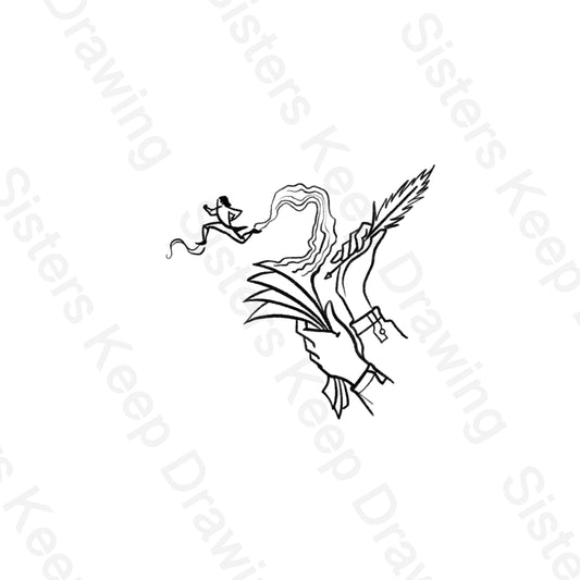 Hamilton running  - Tattoo Transparent PNGilt