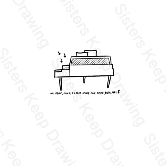 Hamilton Phillips piano  - Tattoo Transparent PNG