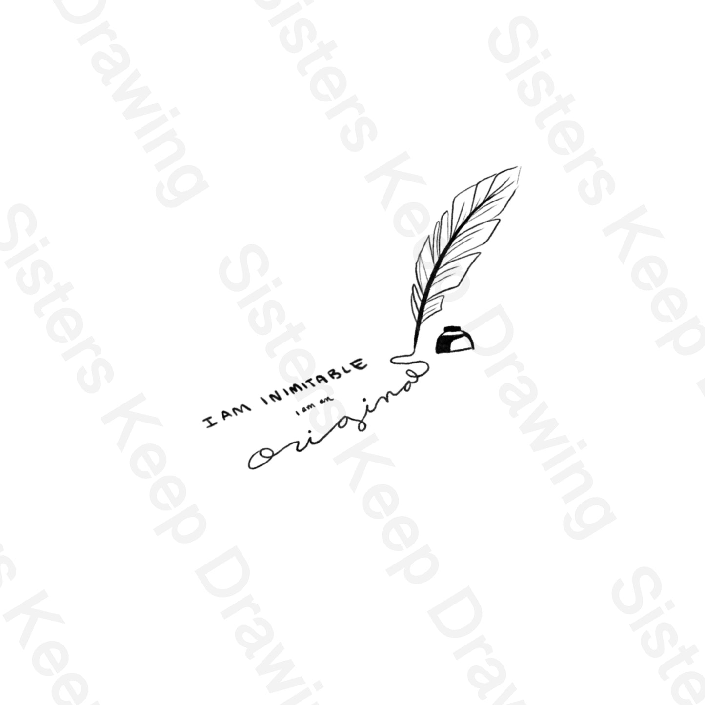 Hamilton I am an original  Tattoo Transparent