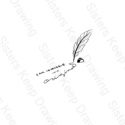 Hamilton I am an original  Tattoo Transparent