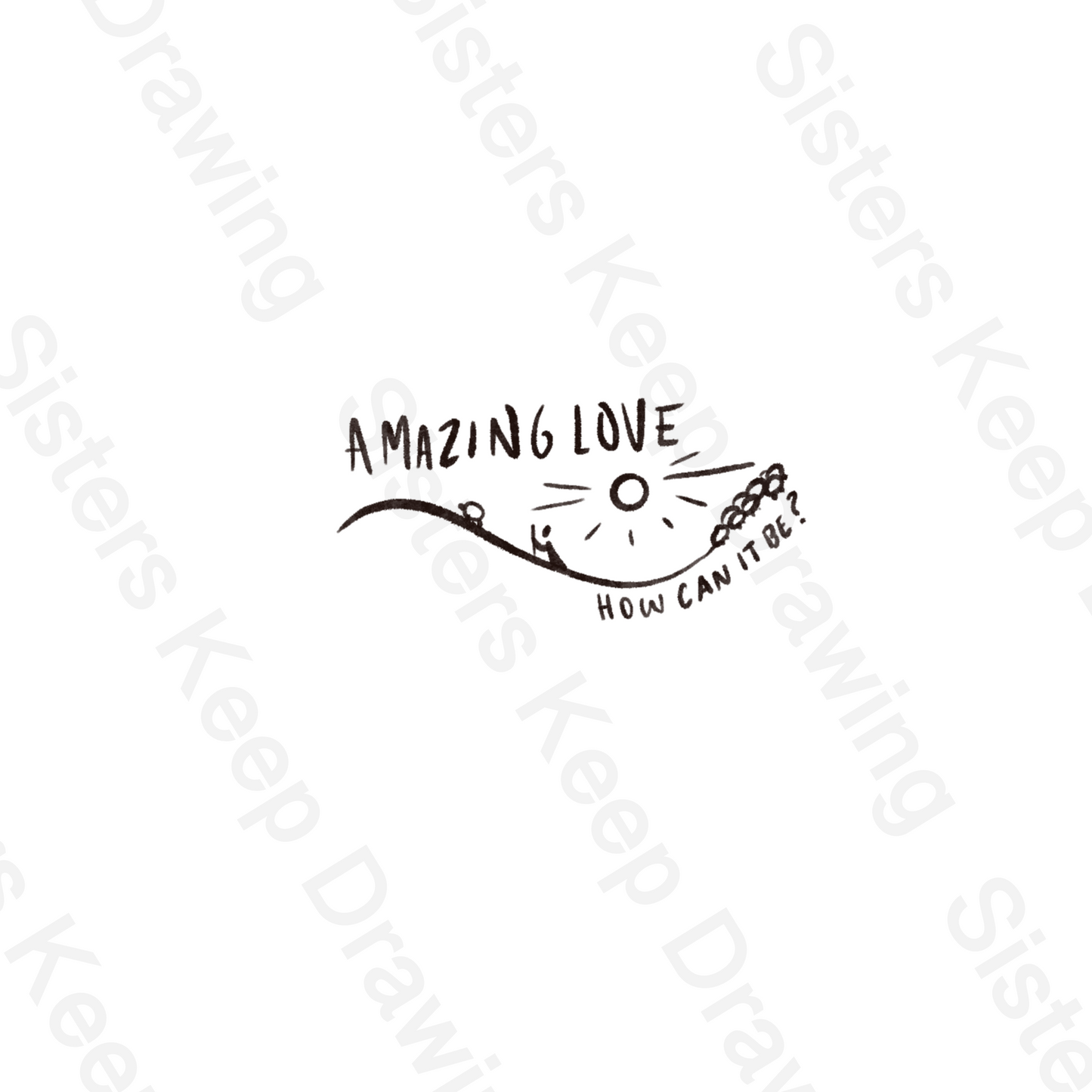 Amazing Love -Tattoo Transparent PNG- instant download digital printable artwork