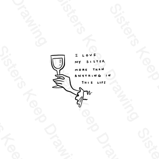 Hamilton Raise a Glass - Tattoo Transparent PNG
