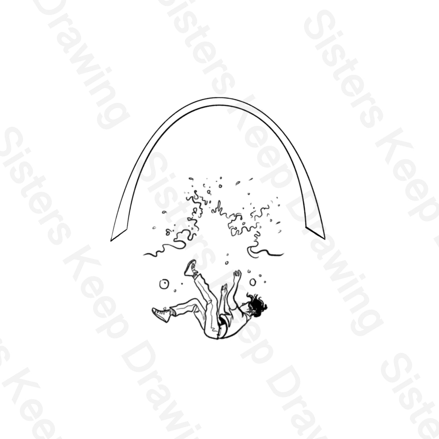 Percy jackson  falling - Tattoo Transparent Permission Png