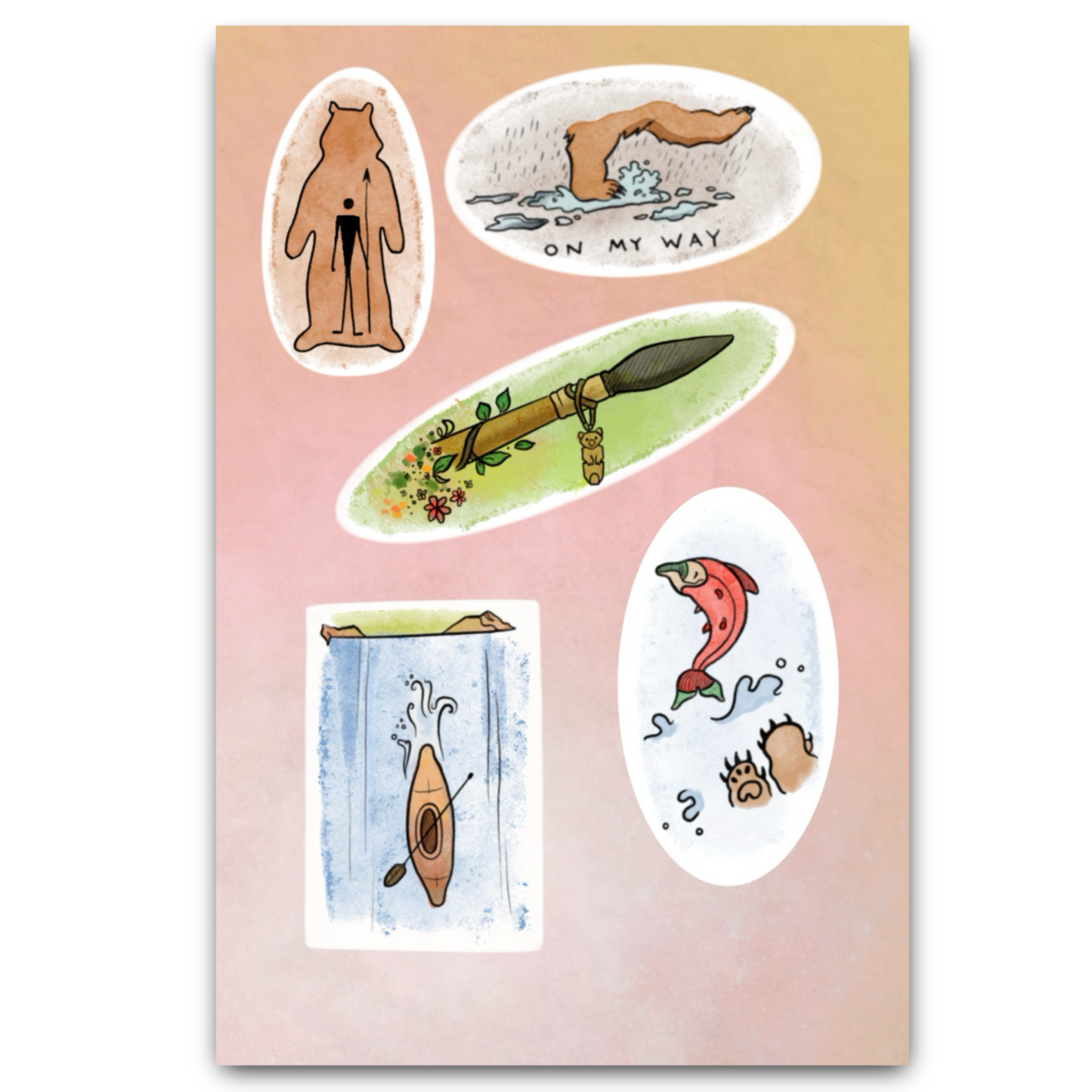 Brother Bear Inspired  Sticker Sheet