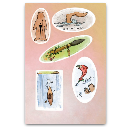 Brother Bear Inspired  Sticker Sheet